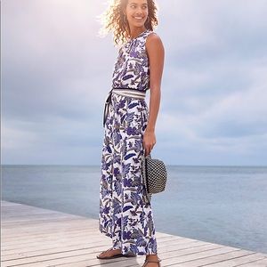 Floral Tie Wait Jumpsuit